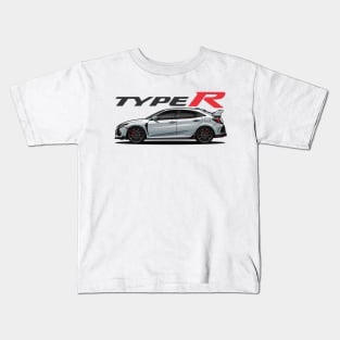 Civic Type R (White Snow) Kids T-Shirt